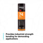 3M Foam Fast 74 Spray Adhesive, Orange, Net Wt 16.9 oz