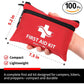 Protect Life Survival First Aid Kit for Home/Business, Camping Survival Kits | Mini Travel First Aid Kit | Camping Equipment | Small Kits for Car | Outdoor Emergency Survivals Pack - 100pcs
