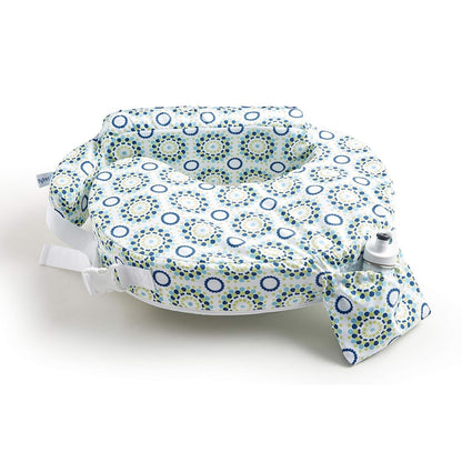 My Brest Friend Original Nursing Pillow Enhanced Ergonomics Essential Breastfeeding Pillow Support For Mom & Baby W/ Convenient Side Pocket, Double Straps & Slipcover, Fireworks