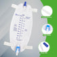 Easy-Tap Leg Bag Urinary Drainage Bag, 1000ml, Anti-Reflux Valve, Cloth Straps, Easy Flip Drain (Pack of 3)