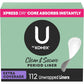 U by Kotex Panty Liners, Clean & Secure, Light Absorbency, Extra Coverage, 112 Count (Packaging May Vary)