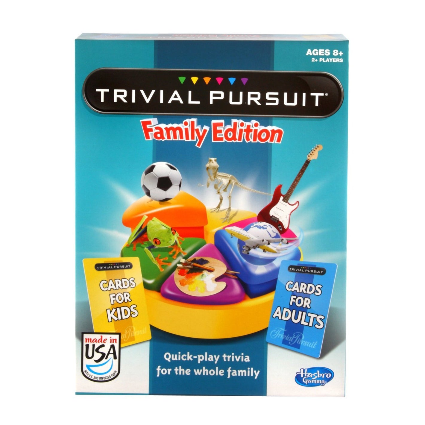 Buy now Hasbro Gaming Trivial Pursuit Game: Family Edition Board Game, Family Trivia Games for Adults and Kids, 2+ Players, Ages 8+ (Amazon Exclusive) at indiglob india