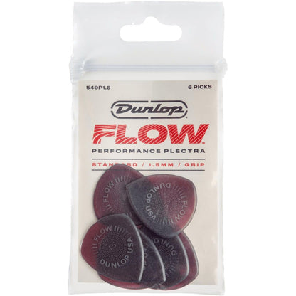 JIM DUNLOP Flow Standard Grip 1.5mm Guitar Picks (549P1.5)