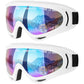 COOLOO Ski Goggles, 2 Pack Snow Goggles Snowboard Goggles for Men Women Kids - UV Protection Foam Anti-Scratch Dustproof