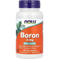 NOW Supplements, Boron 3 mg (Bororganic Glycine), Structural Support*, 250 Veg Capsules
