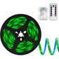 Buy now echosari Battery Powered Led Strip Lights with Remote Warm White, 8 Modes, Dimmable, Timer, Self-Adhesive, Cuttable, Waterproof, 9.8FT 90Led Strip Lights for TV Kitchen Cupboard Bedroom Decor Green at indiglob india