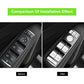 ALAVENTE Car Window Glass Lift Button Trim Cover Sticker for Mercedes Benz A/B/C(W204)/E(W212)/GLA/CLA/GLK/GL/ML/GLE Class (14 Pcs)