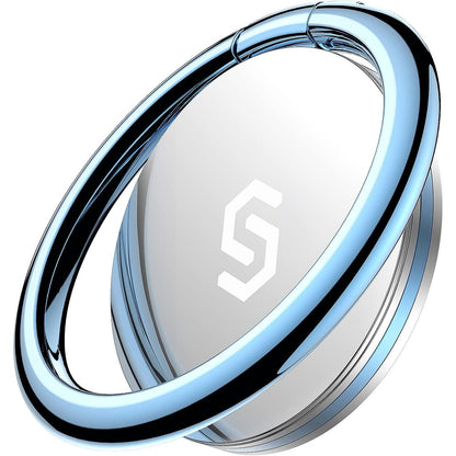 Syncwire Cell Phone Ring Holder Stand, 360 Degree Rotation Finger Ring Kickstand Polished Metal Phone Grip for Magnetic Car Mount