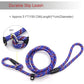 Dog Rope Leash, 5 FT Pet Slip Lead, Dog Training Leash, Standard Adjustable Pet Nylon Leash for Small Medium Dogs 10-80 lb Walking(Blue)