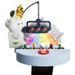 Buy now Hot Wheels Mario Kart Rainbow Road Raceway 8-Foot Track Set with Lights & Sounds & 2 1:64 Scale Vehicles, Race with 5-Track Colorful Course with 2 Configurations at indiglob india