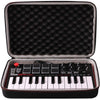 LTGEM Case Compatible with Akai Professional MPK Mini MK3 / MPK Mini Play MK3 25 Key USB MIDI Keyboard Controller, Black+Gray(Case Only) - Black+Grey
