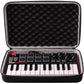 LTGEM Case Compatible with Akai Professional MPK Mini MK3 / MPK Mini Play MK3 25 Key USB MIDI Keyboard Controller, Black+Gray(Case Only)