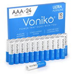 Buy now Voniko Ultra AAA Batteries 24 Pack - Alkaline Triple A Battery, Ultra Long-Lasting for All Your Devices, 10-Year Shelf Life, Leak-Proof & Mercury-Free at indiglob india