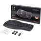 Perixx Periboard-612B Wireless Ergonomic Split Keyboard with Dual Mode 2.4G and Bluetooth Feature, Compatible with Windows 10 and Mac OS X System, Black, US English Layout