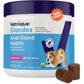 Vetnique Glandex Anal Gland Soft Chew Treats with Pumpkin for Dogs Digestive Enzymes, Probiotics Fiber Supplement for Dogs Boot The Scoot (Peanut Butter Chews, 60 Count)