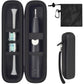 Toothbrush Travel Case Compatible with Oral-B Pro 1000, 2000, 3000, 3500, 1500/ for Philips Sonicare ProtectiveClean 4100 5100 Electric Toothbrush with Mesh Pocket for Accessories - Black (Bag Only)