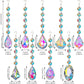 Buy now XINRUI Crystal Sun Catcher, 9 Pack Hanging Ornament Crystals Balls Prism Rainbow Maker for Home, Office, Garden Decoration, Window Decorations Decor(Crystal) at indiglob india