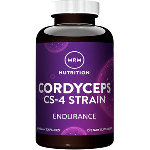 MRM Nutrition Cordyceps | CS-4 Strain | Endurance | Adaptogens | Mushrooms | Energy + Endurance | Vegan | 60 Servings