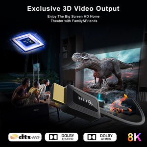 FIBBR 8K Fiber Optic HDMI Cable 3ft, 48Gbps High-Speed HDMI 2.1 Cable 8K@60Hz 4K@120Hz Dynamic HDR/eARC/HDCP 2.3, Ultra HD Directional HDMI Cord Compatible with LG Samsung Sony TV /PS5/Blu-ray