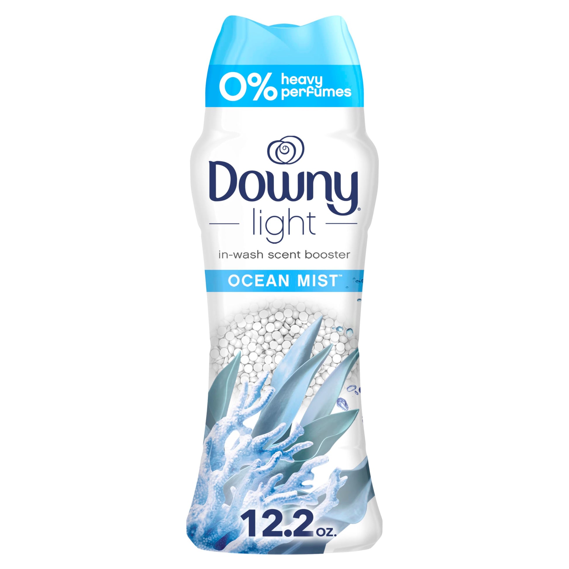 Buy now Downy Light Laundry Scent Booster Beads, Ocean Mist Scent, 24 OZ, In-Wash Fabric Beads Designed To Be Gentle With A Light Boost Of Scent, No Heavy Perfumes at indiglob india