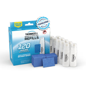 Buy now Thermacell Mosquito Repellent Refills; Provide 120 Hours of Protection; Contain 30 Repellent Mats, 10 Fuel Cartridges; Compatible with Any Fuel-Powered Mosquito Repeller Product at indiglob india