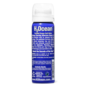 H2Ocean Piercing Aftercare Spray and Keloid Bump Removal– Sea Salt Spray for Body and Facial Piercings – Ear, Nose, Navel, Oral & Body Piercing Cleaner, Aftercare Solution for New Piercings– 1.5oz