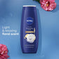 NIVEA Nourishing Care Body Wash with Nourishing Serum, Moisturizing Body Wash for Women, Enriched with Provitamin B5 and Vitamin E, 20 Fl Oz Bottle