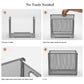 Buy now Hanging File Organizer, Oterri Portable Desktop File Organizer Mesh Detachable Foldable File Folder Organizer 12.2*5.5*9.44 inch for Letter Size File Folders, File Holders for Office/Home(Grey1) at indiglob india
