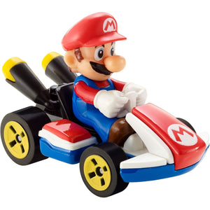 Hot Wheels Mario Kart Collection of 1:64 Scale Die-Cast Replica Vehicles, Toy Collectibles