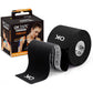 OK TAPE Kinesiology Tape 10 inches Precut, 20 Strips, Cotton Elastic Athletic Tape Latex Free, 2in x 16ft, Black