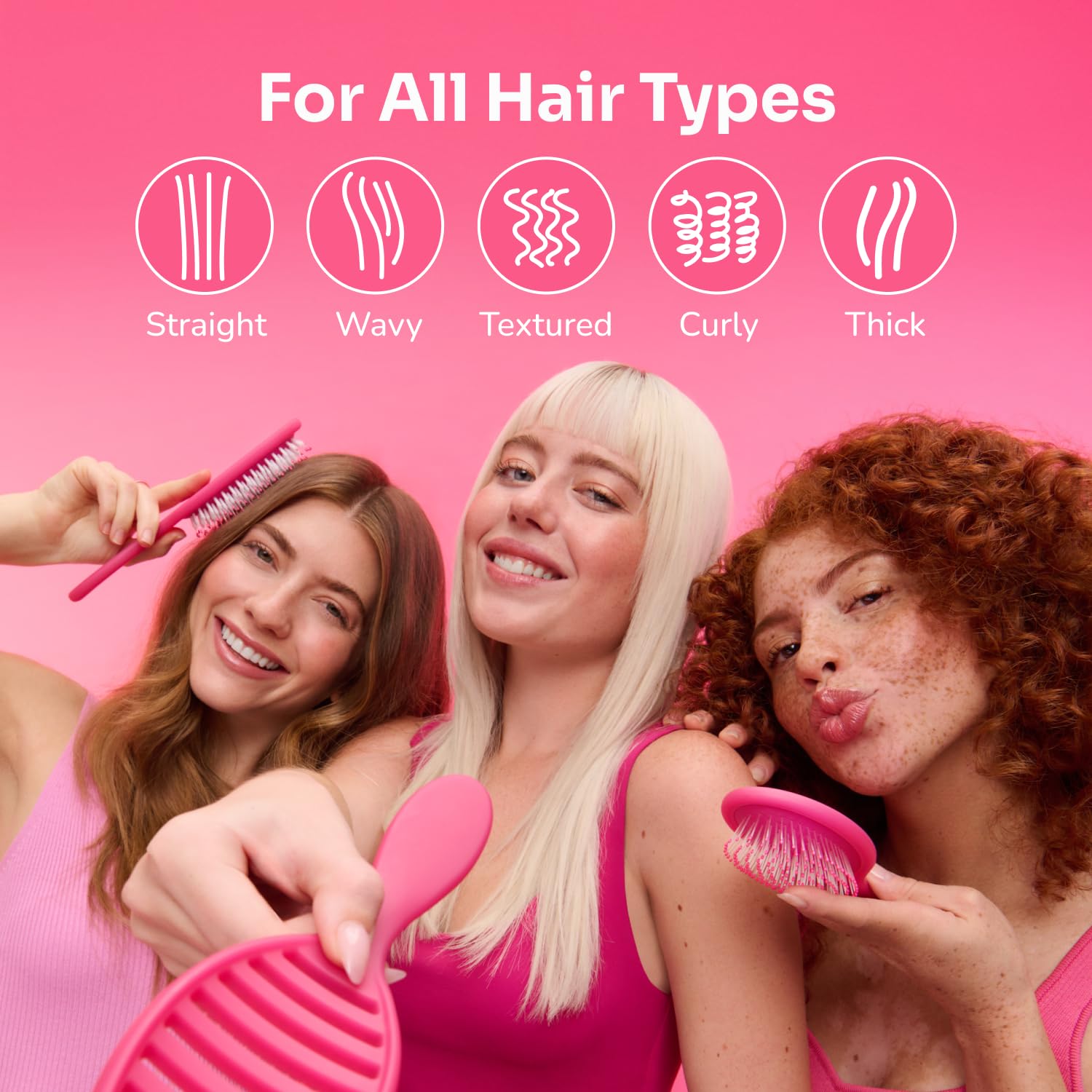 Buy now Wet Brush Speed Dry Hair Brush - Stripes (Color Wash) - Vented Design and Ultra Soft HeatFlex Bristles Are Blow Dry Safe With Ergonomic Handle Manages Tangle and Uncontrollable Hair - Pain-Free at indiglob india