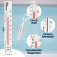 Bath Thermometer - Check Bath Water Temperature with This Easy to Use Bathing Temperature Thermometer