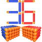 EKIND 9.5cm Foam Darts Compatible for Nerf Elite Mega Series 36-Dart Refill Pack (Red)