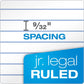 Ampad 5 x 8 Legal Pads, 12 Pack, Narrow Ruled, White Paper, 50 Sheets Per Writing Pad, American Pad & Paper, Made in USA (20-364)