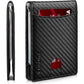 Slim Wallet for Men Genuine Leather RFID Blocking Bifold Minimalist Front Pocket Mens Wallet with Money Clip Thin Gift Box