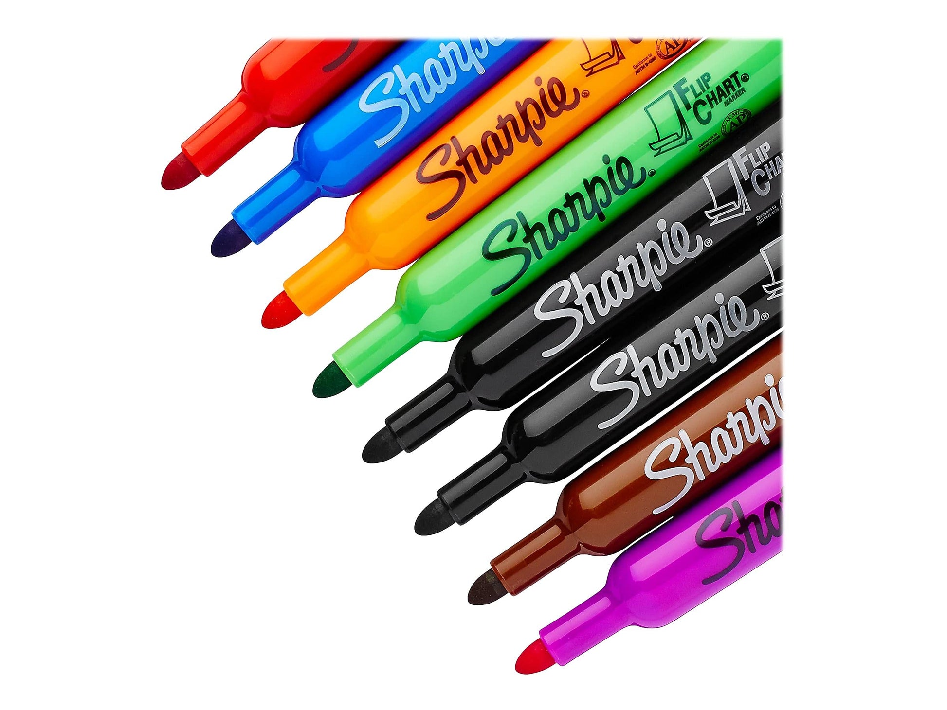Buy now Sharpie 22480PP Flip Chart Marker, Bullet Point, 8/PK, Assorted at indiglob india