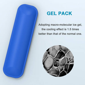 SHBC Compact Insulin Cooler Travel case for Diabetics Carrying On, Working, Office, etc. Well-Organized Small Bag for Medication Cooling Insulation Epi Pen Carrying Case with One Ice Pack Black …