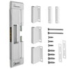 2-Pack TOUGHBOLT Double Deadbolt Sliding Patio Door, Child Safety, Home Security Lock with 3-Receiver Latches Included - Installation Required - White