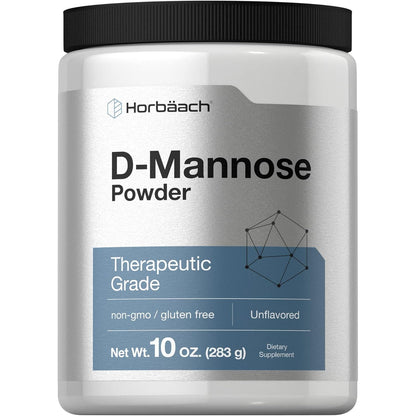 Horbaach D-Mannose Powder | 10 Oz | Supplement for Women and Men | Unflavored | Vegetarian, Non-GMO, and Gluten Free