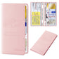 Buy now Leather Car Registration and Insurance Card Holder, Car Document Holder for Cards License with Magnetic Shut (Black, large) Large Pink at indiglob india