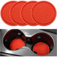 Car Cup Coaster, 4PCS Universal Non-Slip Cup Holders Embedded in Ornaments Coaster, Car Interior Accessories, Black