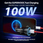 Car Charger for SuperVOOC 100W 80W for OnePlus 13 13R 12R 12 11 10t 10 Pro, 65W Warp Charger for OnePlus Nord N30 N100 Open Pad 9 Pro 8 7T 6T 6 LED Display Dual USB Car Charge Adapter 3.3FT Fast Cable