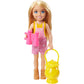 Barbie It Takes Two Camping Playset with Blonde Chelsea Small Doll Owl, Sleeping Bag & Accessories
