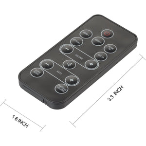 Buy now Remote Control Replacment for Harman Kardon SB 26 SB26 060HSB26RM0 06-0HSB26-RM0 Sound Bar with CR2025 Battery at indiglob india