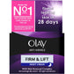 Olay Anti-Wrinkle Firm and Lift Night Cream for 40+, 1.7 Ounce