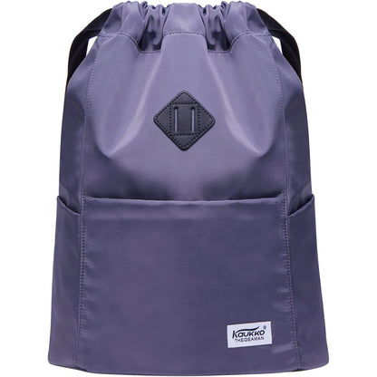 KAUKKO Drawstring Sports Backpack Gym Yoga Bag Shoulder Rucksack for Men and Women