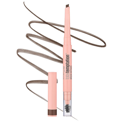 Maybelline Total Temptation Eyebrow Definer Pencil, Soft Brown, 1 Count