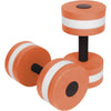 Trademark Innovations Lightweight Aquatic Exercise Dumbells - Orange