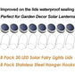 Buy now Mason Jar Solar Lantern Lights, 8 Pack 30 LED Bulbs Fairy Star Firefly Solar Lids Jar Lights,8 Hangers Included(No Jars),for Patio Garden Mason Jar Lanterns Table Wedding Decorations Lights at indiglob india