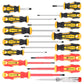 Buy now Amartisan 10-Piece Magnetic Screwdrivers Set, 5 Phillips and 5 Slotted Tips Professional Cushion Grip Screwdriver Set at indiglob india
